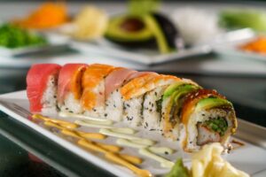 Shogun Japanese Steakhouse and Sakura Sushi - Rainbow Roll