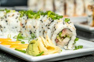 Dining at Shogun Japanese Steakhouse