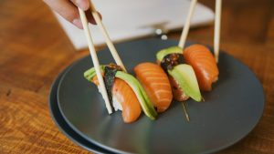 Dining at Shogun Japanese Steakhouse